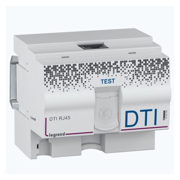 dti format rj45 legrand pour coffret de communication format modulaire 4,5 modules